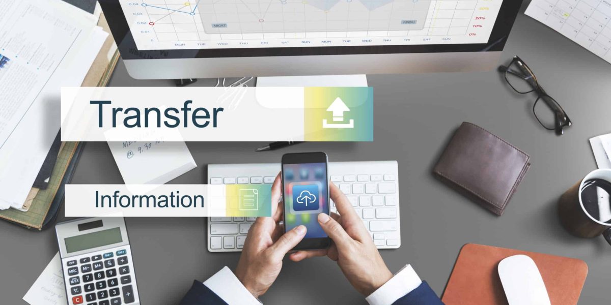 Transfer Data Backup Storage Concept